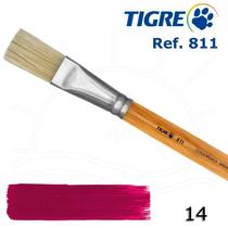 Pincel Tigre 811 - Chato