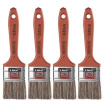 Pincel Trincha 50Mm Cerdas Gris Latéx E Acrílica Kit 04Un Pincel Trincha 50Mm Cerdas Gris Latéx E Acrílica Kit 04Un