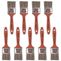 Pincel Trincha 50Mm Cerdas Gris Latéx E Acrílica Kit 10Un Pincel Trincha 50Mm Cerdas Gris Latéx E Acrílica Kit 10Un