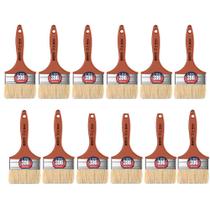 Pincel Trincha Atlas 396 -4 Polegadas Caixa Com 12 Peças