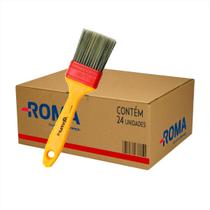 Pincel Trincha Para Pintura 1.1/2 Pol Roma Ref 317 Kit C/24 Pincel Trincha Para Pintura 1.1/2 Pol Roma Ref 317 Kit C/24