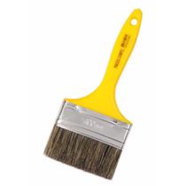 Pincel Trincha Para Pintura 4 Pol Cerda Grisalha Cabo Plástico Compel
