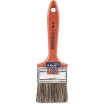 Pincel Trincha Pintura Atlas 395 X 2.1/2'' Laranja 395/6 - Kit C/12 Pincel Trincha Pintura Atlas 395 X 2.1/2'' Laranja 395/6 - Kit C/12