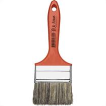 Pincel Trincha Pintura Atlas 395 X 3'' Laranja 395/7 - Kit C/12 Pincel Trincha Pintura Atlas 395 X 3'' Laranja 395/7 - Kit C/12