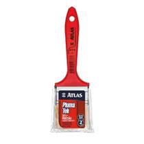 Pincel Trincha Pintura Atlas Media 315 2 1/2 Polegadas Extra Macia PlumaTek Parede Madeira Esmalte Pincel Trincha Pintura Atlas Media 315 2 1/2 Polegadas Extra Macia PlumaTek Parede Madeira Esmalte