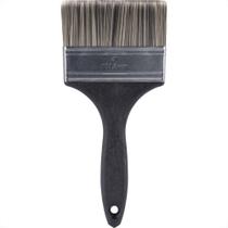 Pincel Trincha Pintura Roma 301 X 4'' Preta 301 008 - Kit C/12
