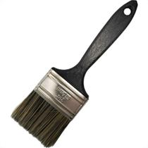 Pincel Trincha Pintura Roma Grisalha Ref.301 Cabo Preto 2.1/2'' - Kit C/12 Pecas