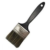 Pincel Trincha Pintura Roma Grisalha Ref.301 Cabo Preto 2.1/2'' - Kit C/12 Pecas