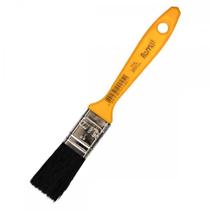 Pincel Trincha Pintura Roma Preta Ref.304 1'' Cabo Amarelo - Kit C/12 Pecas