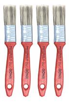 Pincel Trincha Tinta Pintura Látex Acrílica 1 Polegada Kit 4 Pincel Trincha Tinta Pintura Látex Acrílica 1 Polegada Kit 4