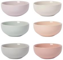 Pinch Bowl Set Now Designs Pastel Ceramic 60ml, conjunto de 6 Pinch Bowl Set Now Designs Pastel Ceramic 60ml, conjunto de 6