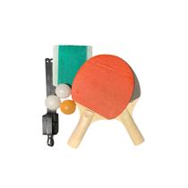 Ping Pong Tênis De Mesa 2 Raquetes Emborrachadas Bolas Rede - Caerus