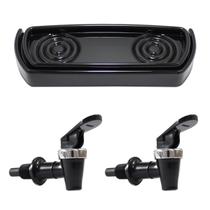 Pingadeira + 2 Torneiras Preta P/ Bebedouro Max/Baby New Up! Pingadeira + 2 Torneiras Preta P/ Bebedouro Max/Baby New Up!