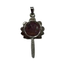 Pingente Abebê Iemanjá em Metal Niquelado - Escolha na Cor