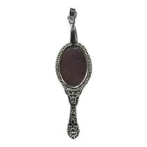 Pingente Abebê Imagem De Iemanjá 7 Cm Metal Niquelado Pingente Abebê Imagem De Iemanjá 7 Cm Metal Niquelado