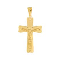 Pingente Aço Crucifixo com Pai Nosso 45x28 IPG Pingente Aço Crucifixo com Pai Nosso 45x28 IPG