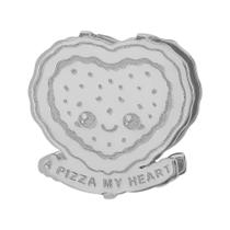 Pingente Aço Hit A Pizza My Heart 11.5mm