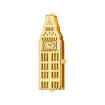 Pingente Aço Hit Big Ben 11.5mm Gold IPG