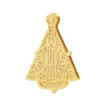 Pingente Aço Hit NSra. Aparecida 11.5mm Gold IPG