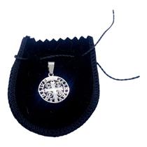 Pingente Aço Inox MEDALHA SÃO BENTO VAZADO 2 CM PRATA santo