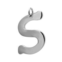 Pingente Aço Letra S Pingente Aço Letra S