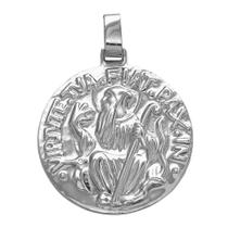 Pingente Aço São Bento Redondo 21mm Pingente Aço São Bento Redondo 21mm