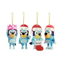 Pingente Acrílico Da Família De Cães Do Desenho Animado Bluey Bingo, Decoração Para Quarto Infantil,