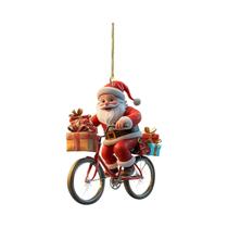 Pingente Acrílico De Natal Em Forma De Papai Noel E Boneco De Neve, Decoração Festiva Para Árvore De Pingente Acrílico De Natal Em Forma De Papai Noel E Boneco De Neve, Decoração Festiva Para Árvore De