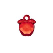 Pingente Acrílico Frutinha Morango/Maçã 10 Unidades Decoração Pulseiras