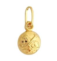 Pingente Agnus Dei Dupla Face Em Ouro 18k 750 (cod080y) Pingente Agnus Dei Dupla Face Em Ouro 18k 750 (cod080y)