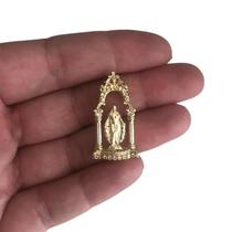 Pingente Altar Nossa Senhora das Graças Banhado a Ouro - Joia Elegante Pingente Altar Nossa Senhora das Graças Banhado a Ouro - Joia Elegante