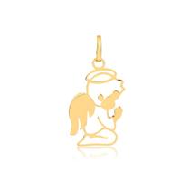 Pingente Anjinho, Em Ouro Amarelo 18K Pingente Anjinho, Em Ouro Amarelo 18K