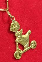 Pingente Anjo da Guarda Ouro 18 kilates 0.40 Grama 12 mm Pingente Anjo da Guarda Ouro 18 kilates 0.40 Grama 12 mm