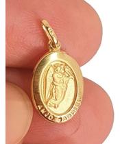 Pingente Anjo Gabriel Em Ouro 18k 750 (cod07y)