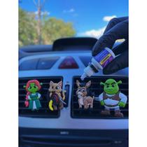 Pingente Aromático Shrek para Painel Recarregável Cheirinho para Carro Divertido e Estiloso