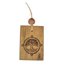 Pingente Árvore Da Vida Com Triquetra Celta Em Madeira V2 Pingente Árvore Da Vida Com Triquetra Celta Em Madeira V2