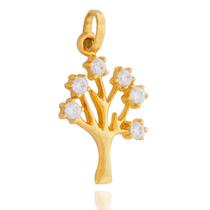 Pingente Árvore Da Vida Em Ouro 18k Com Zircônias Pingente Árvore Da Vida Em Ouro 18k Com Zircônias