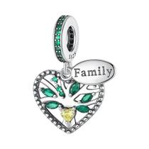 Pingente Árvore Da Vida Em Prata 925 Para Mulheres, Charme Amizade Eterna Para Pulseiras, Presentes