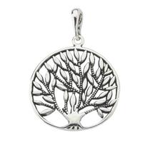 Pingente Arvore da Vida Prata de Bali 925