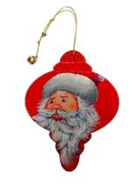 Pingente arvore natal guizo papai noel familia pintura bauer