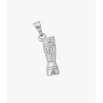 Pingente atabaque banhado a rhodium