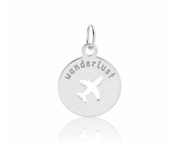 Pingente Avião Wanderlust