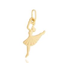 Pingente Bailarina em Ouro 18K