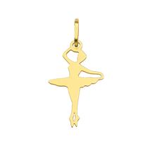 Pingente Bailarina Ouro 18k Ballet Balé Espelhado luxo Pingente Bailarina Ouro 18k Ballet Balé Espelhado luxo