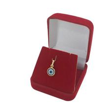 Pingente Banhado a Ouro De Olho Grego 9 mm Bijou Art Pingente Banhado a Ouro De Olho Grego 9 mm Bijou Art
