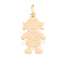 Pingente banhado ouro 3x 24k 18k e 22k feminino filha menina rommanel 540176 Pingente banhado ouro 3x 24k 18k e 22k feminino filha menina rommanel 540176
