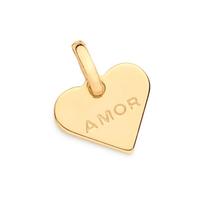 Pingente banhado ouro 3x 24k 18k e 22k ou prata 925 feminino coração escrito amor rommanel 542649 342649 Pingente banhado ouro 3x 24k 18k e 22k ou prata 925 feminino coração escrito amor rommanel 542649 342649
