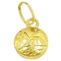 Pingente Berloque Agnus Dei Ouro 18k (cod45y)