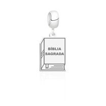 Pingente berloque bíblia sagrada prata 925 Pingente berloque bíblia sagrada prata 925