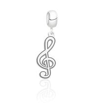 Pingente berloque clave de sol prata 925 Pingente berloque clave de sol prata 925